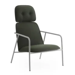 Fotel Pad Wysoki Na Szarych Nogach Normann Copenhagen