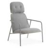 Fotel Pad Wysoki Na Szarych Nogach Dąb Normann Copenhagen