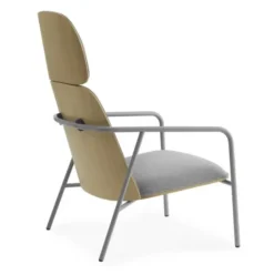 Fotel Pad Wysoki Na Szarych Nogach Dąb Normann Copenhagen