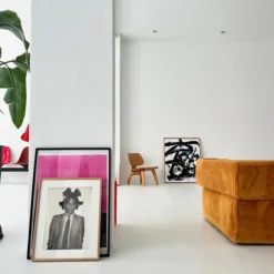 Fotel Plywood Group Lcw Czarny Jesion Vitra