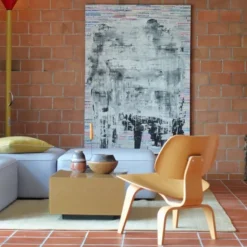Fotel Plywood Group Lcw Czarny Jesion Vitra