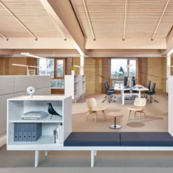Fotel Plywood Group Lcw Czarny Jesion Vitra
