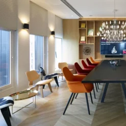 Fotel Plywood Group Lcw Czarny Jesion Vitra