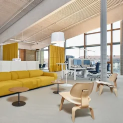 Fotel Plywood Group Lcw Czarny Jesion Vitra