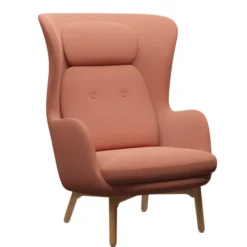 Fotel Ro Jh2 Tkanina Capture Burnt Orange Fritz Hansen