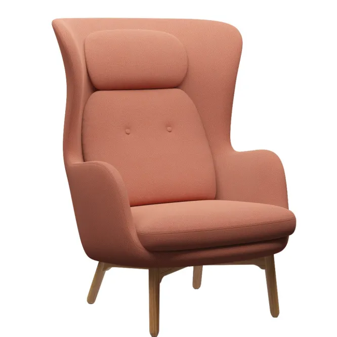 Fotel Ro Jh2 Tkanina Capture Burnt Orange Fritz Hansen