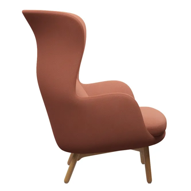 Fotel Ro Jh2 Tkanina Capture Burnt Orange Fritz Hansen