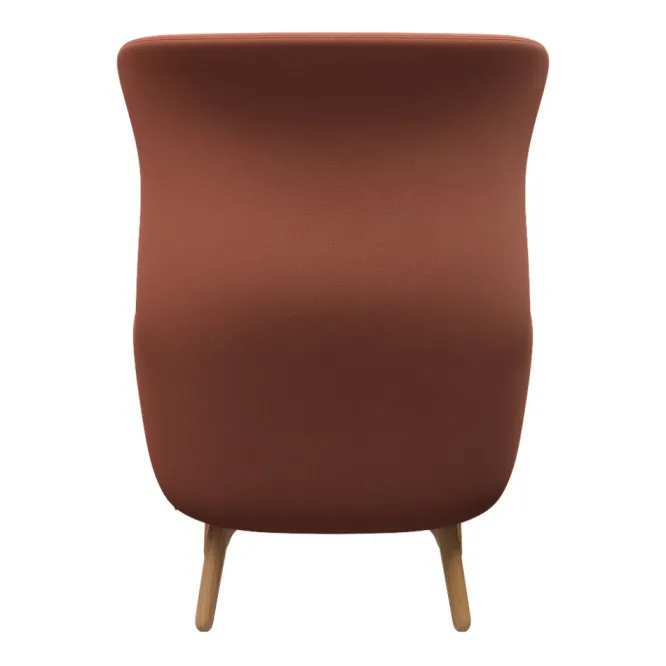 Fotel Ro Jh2 Tkanina Capture Burnt Orange Fritz Hansen