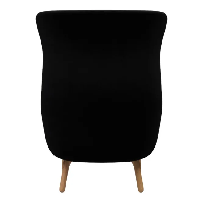 Fotel Ro Jh2 Tkanina Fame Black Fritz Hanzen