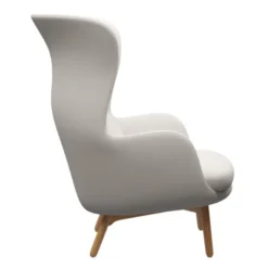Fotel Ro Jh2 Tkanina Fame White Fritz Hansen
