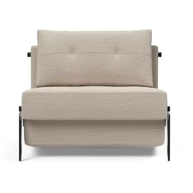 Fotel Rozkładany Cubed Alu Blida Sand Grey Innovation