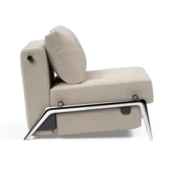 Fotel Rozkładany Cubed Alu Blida Sand Grey Innovation