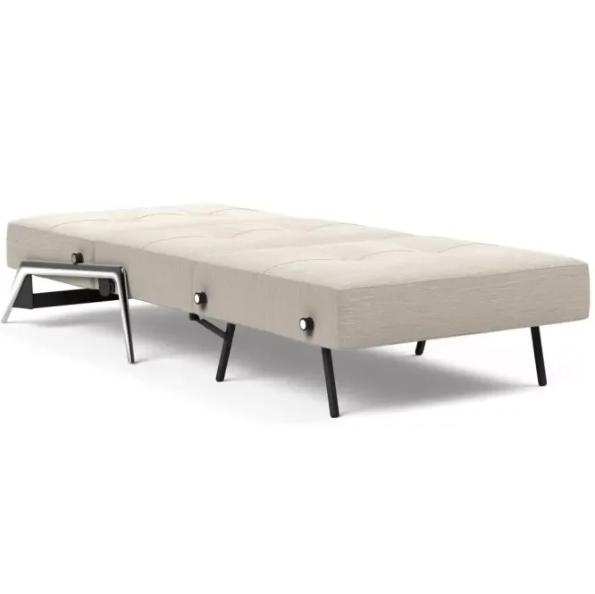 Fotel Rozkładany Cubed Alu Blida Sand Grey Innovation