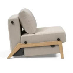 Fotel Rozkładany Cubed Dąb Sand Grey Innovation