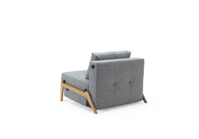 Fotel Rozkładany Cubed Dąb Twist Granite Innovation