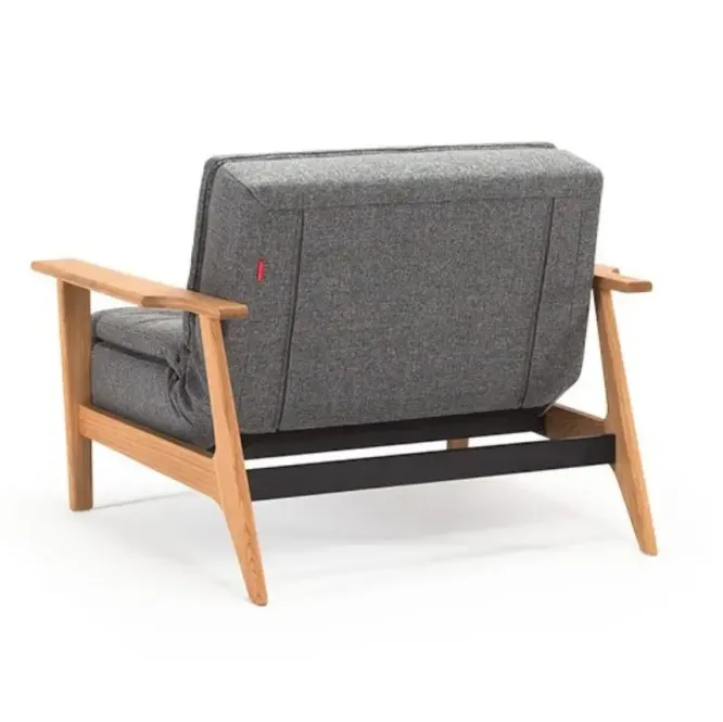 Fotel Rozkładany Dublexo Frej Twist Charcoal Innovation