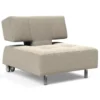 Fotel Rozkładany Long Horn Boucle Beige Innovation