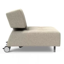 Fotel Rozkładany Long Horn Boucle Beige Innovation
