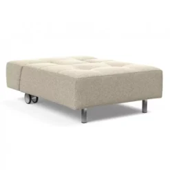 Fotel Rozkładany Long Horn Boucle Beige Innovation