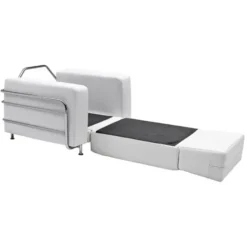 Fotel Rozkładany Silver Soft Line