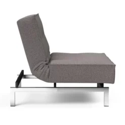 Fotel Rozkładany Splitback Dance Grey Chrom Innovation