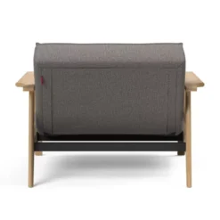Fotel Rozkładany Splitback Frej Dąb Naturalny Dance Grey Innovation