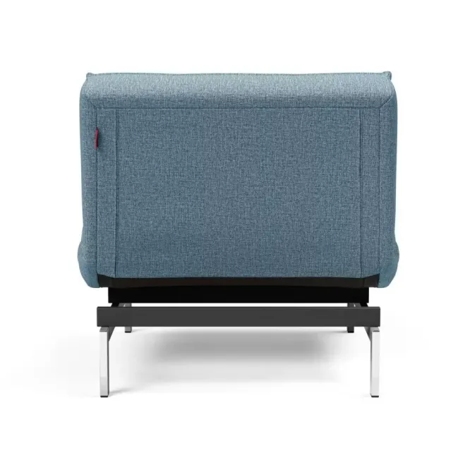 Fotel Rozkładany Splitback Light Blue Chrom Innovation