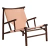 Fotel Samurai Dark Smoked Oak Nature Leather Norr 11