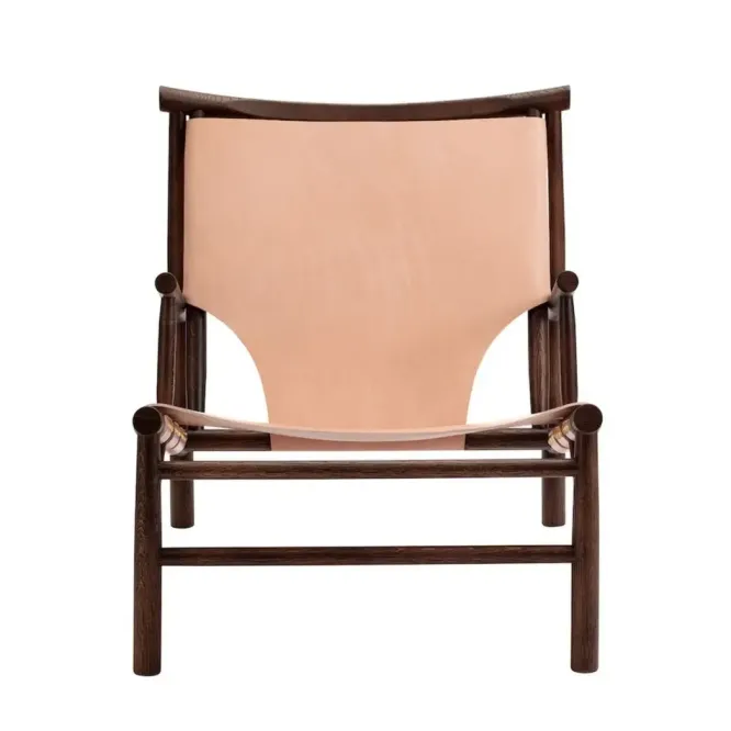 Fotel Samurai Dark Smoked Oak Nature Leather Norr 11