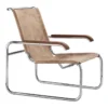 Fotel S 35 L Skórzany Brązowy Thonet