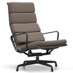 Fotel Soft Pad Chair Ea 222 Tkanina Cosy 2 Nutmeg - Podstawa Czarna Vitra