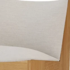 Fotel Tenon Beżowy Z Dębową Podstawą New Works
