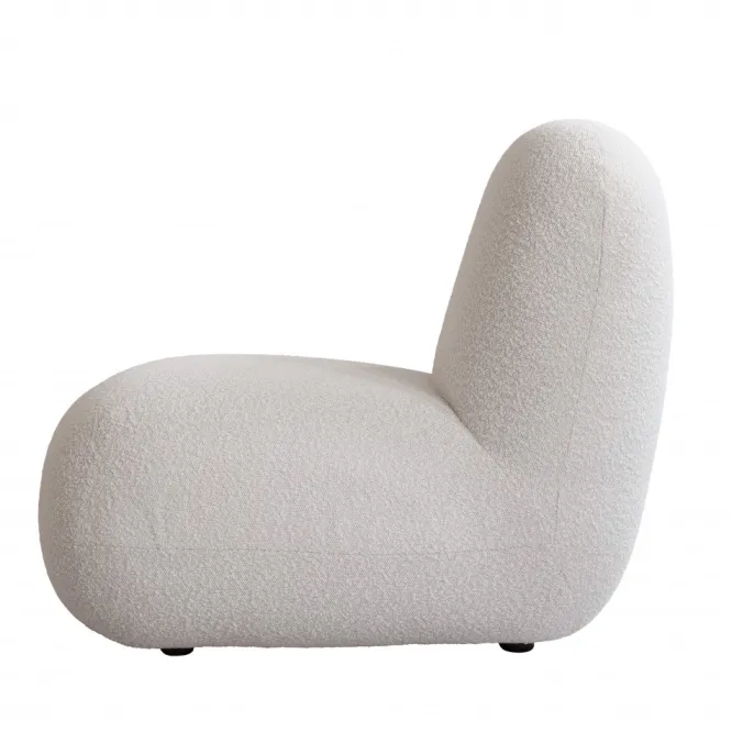 Fotel Toe Flat Boucle Złamana Biel 101 Copenhagen