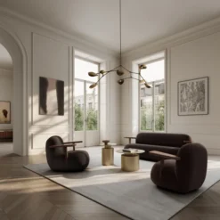 Fotel Toe Z Podłokietnikami Brązowy 101 Copenhagen