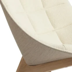 Fotel Uchiwa Quilted - Flamiber Cream Hay