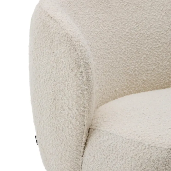 Fotel Ulit Boucle Biały Kave Home