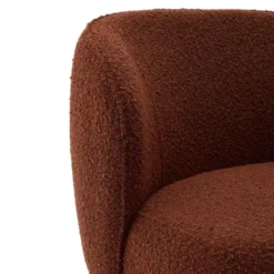 Fotel Ulit Boucle Terakotowy Kave Home