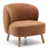 Fotel Ulit Terakotowy Chenille Kave Home