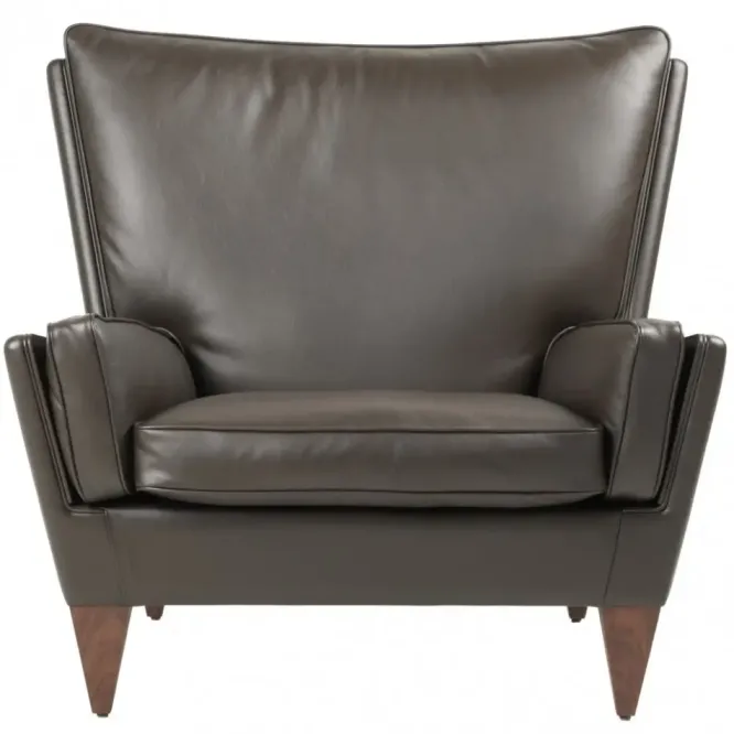 Fotel V11 Smooth Leather Coffee Gubi