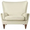 Fotel V11 Smooth Leather Cream Gubi