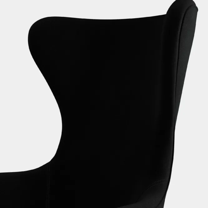 Fotel Wingback Kvadrat Hero 2 Black Tom Dixon