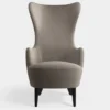 Fotel Wingback Kvadrat Hero 2 Grey Tom Dixon