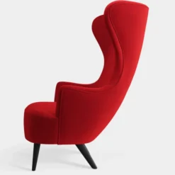 Fotel Wingback Kvadrat Hero 2 Orange-Red Tom Dixon