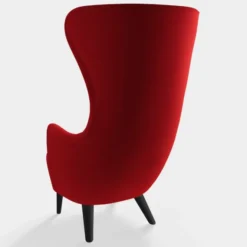 Fotel Wingback Kvadrat Hero 2 Orange-Red Tom Dixon