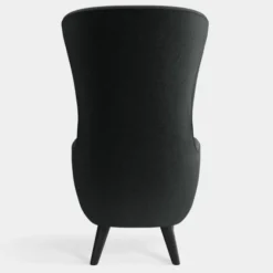 Fotel Wingback Kvadrat Melange Dark Grey Tom Dixon