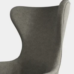 Fotel Wingback Kvadrat Melange Grey Tom Dixon