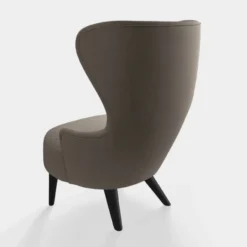 Fotel Wingback Micro Kvadrat Hero 2 Grey Tom Dixon