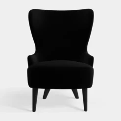 Fotel Wingback Micro Kvadrat Hero 2 Black Tom Dixon
