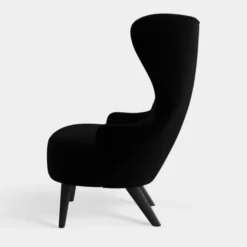 Fotel Wingback Micro Kvadrat Hero 2 Black Tom Dixon