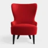 Fotel Wingback Micro Kvadrat Hero 2 Orange-Red Tom Dixon